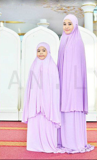 Telekung Lycra with Sleeves